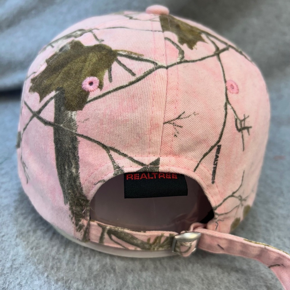 Gregory Excavating Women Pink Realtree Hat Camo Backhoe Adjustable Cap OSFM - Picture 3 of 5